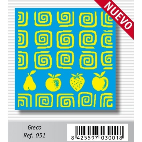 PANO DE COZINHA 051 GRECO 50X50 CM EAN 8425597030018