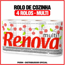 RENOVA 4 ROLOS PAPEL COZINHA MULTI  EAN 5601028002707
