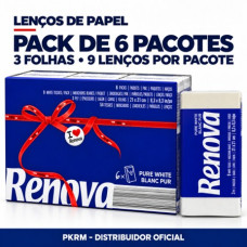 RENOVA LENÇOS DE PAPEL ESSENTIAL PACK 6 UND EAN 5601028002127