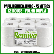RENOVA JUMBO 75 METROS ROLOS PAPEL HIGIÉNICO  EAN 5601028031103