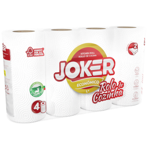 JOKER PAPEL COZINHA 4 ROLOS PA2876  EAN 5607015009377