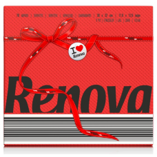 RENOVA GUARDANAPOS RED LABEL VERMELHO 30*32 CM PACK 70 UND  EAN 5601028020671