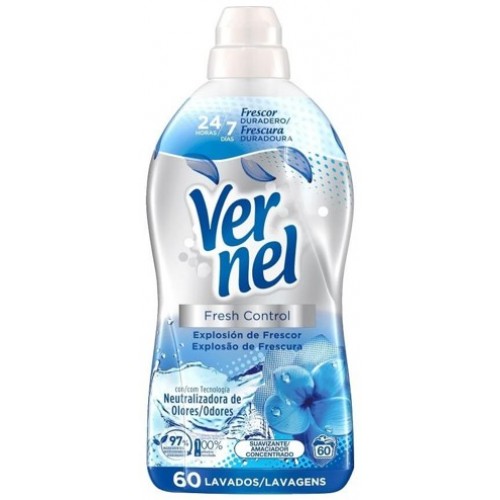 VERNEL AMACIADOR ROUPA FRESH CONTROL 60 DOSES EAN 8410436480543 