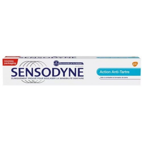 SENSODYNE ANTI-TÁRTARO 75 ML VALIDADE – 8/27 EAN 5054563084521