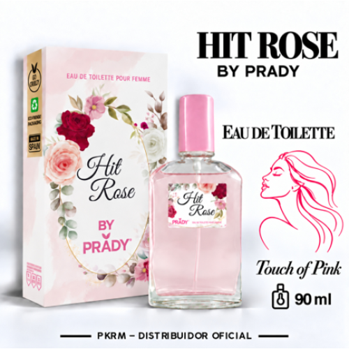 PRADY EDT MULHER HIT ROSE 90 ML EAN 8423564067241