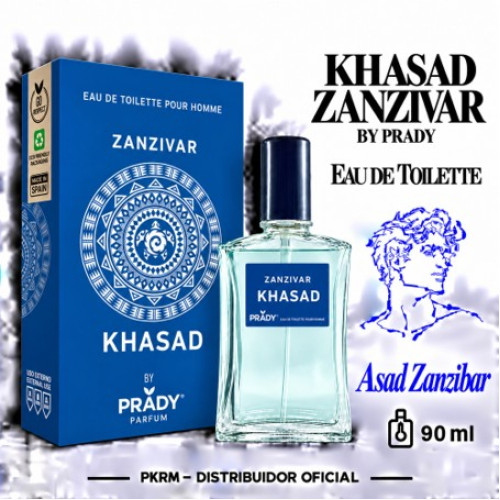 PRADY EDT HOMEM ZANZIVAR KHASAD 90 ML EAN 8423564139337