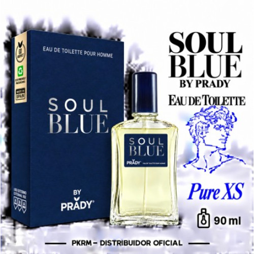 PRADY EDT HOMEM SOUL BLUE 90 ML EAN 8423564086396