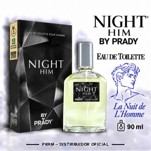 PRADY EDT HOMEM NIGHT HIM 90 ML EAN 8423564086419