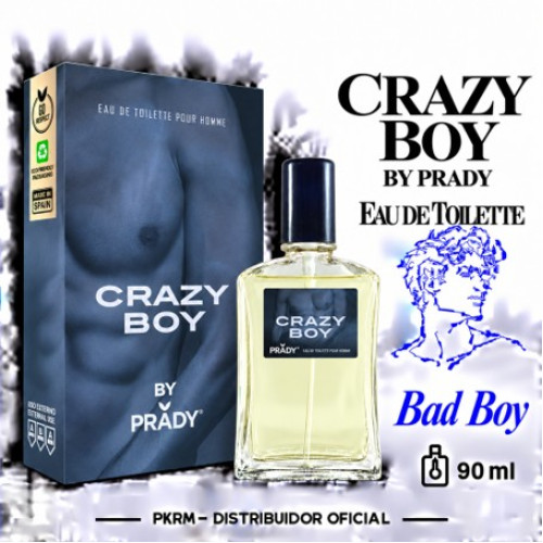 PRADY EDT HOMEM CRAZY BOY 90 ML EAN 8423564089137