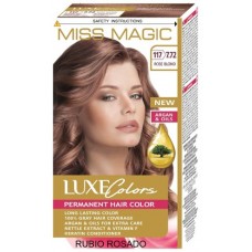 MISS MAGIC COLORAÇÃO CABELO 7.72 LOIRO ROSADO EAN 3800708230184