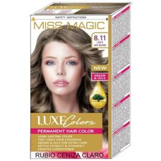 MISS MAGIC COLORAÇÃO CABELO 8.11 LOIRO ACINZENTADO CLARO EAN 3800708230375