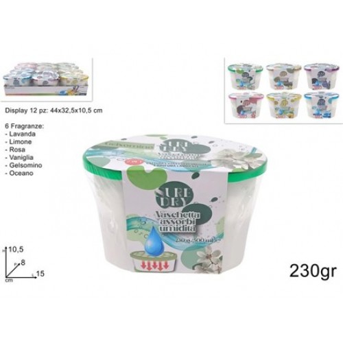 ABSORVE HUMIDADE 6 SORTIDOS 230 GR  EAN 8034048591208    