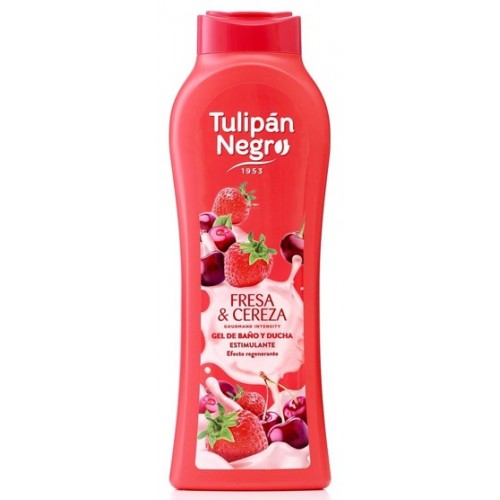 TULIPAN NEGRO GEL BANHO FRESA & CEREJA 650 ML EAN 8410751093145