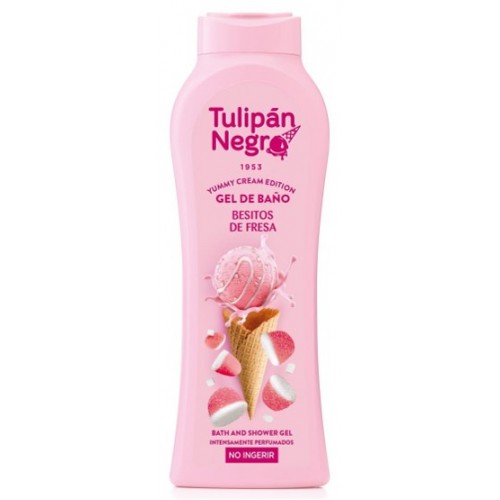 TULIPAN NEGRO GEL BANHO BESITOS DE FRESA 650 ML EAN 8410751094401