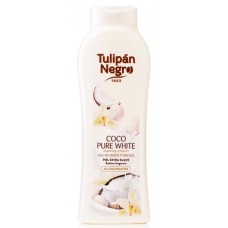 TULIPAN NEGRO GEL BANHO COCO PURE WHITE 650 ML EAN 8410751093244