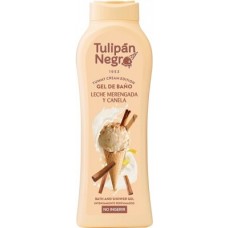 TULIPAN NEGRO GEL BANHO LECHE MERENGADA & CANELA 650 ML EAN 8410751094418