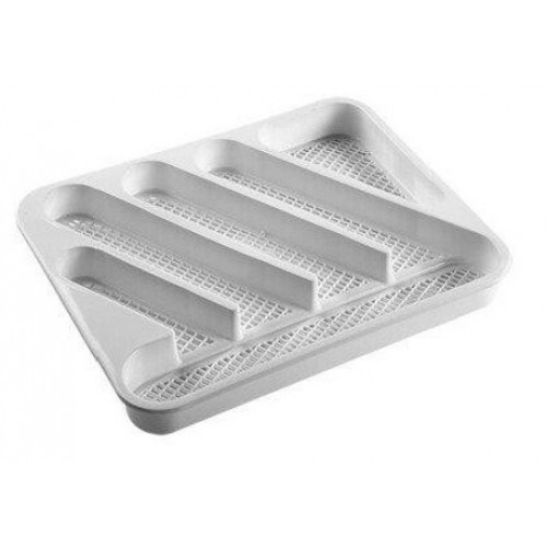  PORTA TALHERES PLASTICO BRANCO 37x30x4 CM EAN 8413846090180