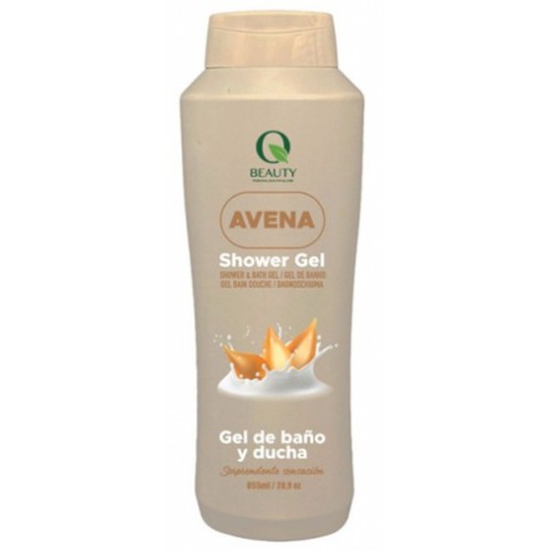 Q BEAUTY GEL BANHO AVENA 855 ML EAN 8429014017088 
