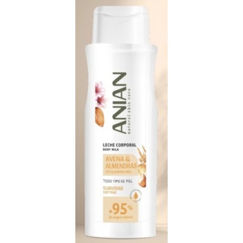 ANIAN BODY MILK AVENA & AMENDOAS 500 ML EAN 8414716216051 