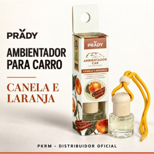 PRADY AMBIENTADOR CARRO CANELA & LARANJA 6 ML EAN 8423564100757 