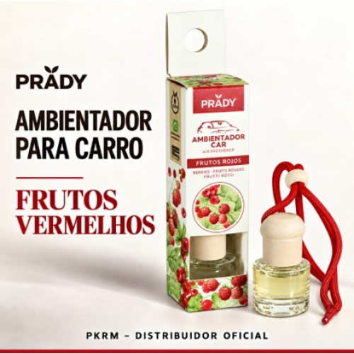 PRADY AMBIENTADOR CARRO FRUTOS VERMELHOS 6 ML EAN 8423564100658 