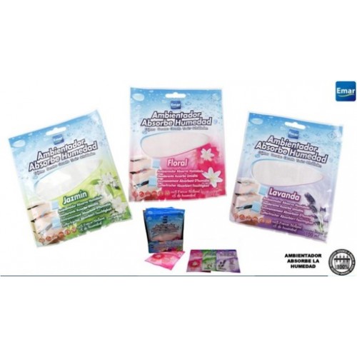 EMAR ABSORVE HUMIDADE GAVETAS FRAGRANÇIAS SORTIDAS 100 ML EAN 8422498111334