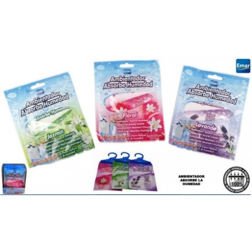EMAR ABSORVE HUMIDADE FRAGRANCIAS SORTIDAS CABIDE 100 ML EAN 8422498111297
