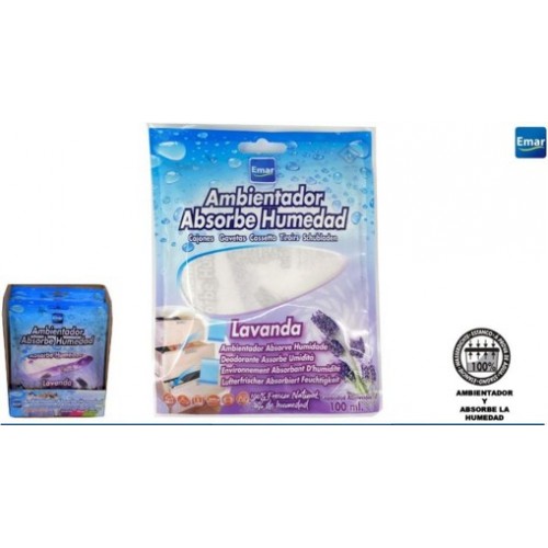 EMAR ABSORVE HUMIDADE GAVETA LAVANDA 100 ML EAN 8422498111303