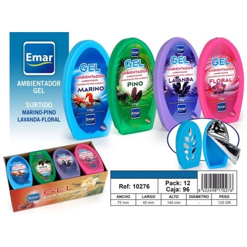EMAR AMBIENTADOR GEL BARCO SORTIDO 125 GR EAN 8422498110276