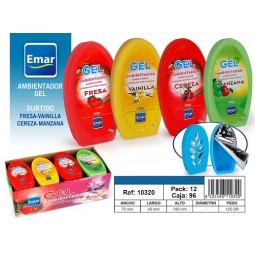 EMAR AMBIENTADOR GEL BARCO SORTIDO 125 GR EAN 8422498110320