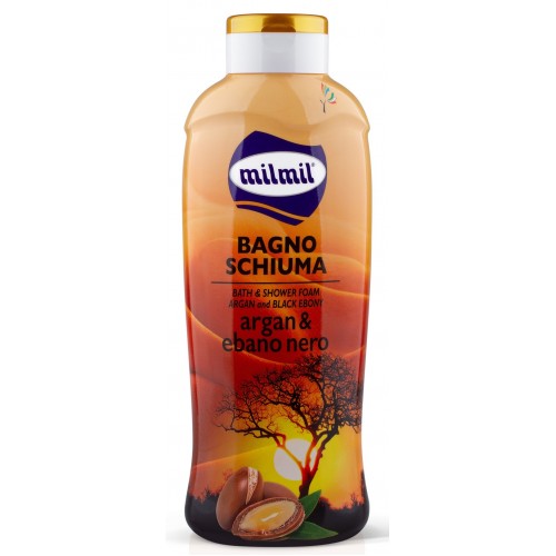 MILMIL GEL DE BANHO ARGAN & EBANO NERO 1LT EAN 8004120905674