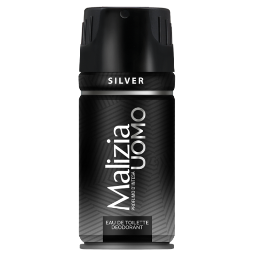 MALIZIA DEO BODY SPRAY SILVER 150ML EAN 8003510014033 