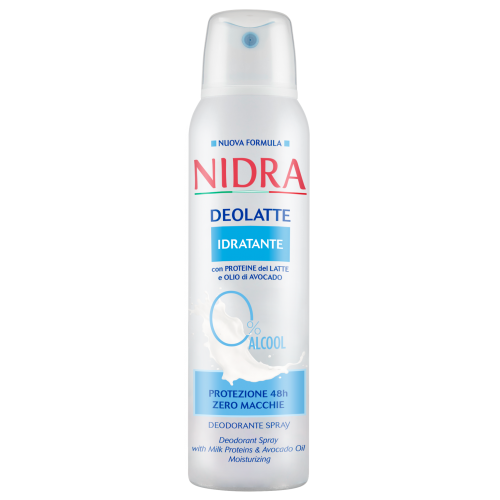 NIDRA DEO LATTE BODY SPRAY IDRATANTE 0% ALCOOL 150ML EAN 8003510028955