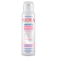 NIDRA DEO LATTE BODY SPRAY DELICATO 0% ALCOOL 150ML EAN 8003510030477