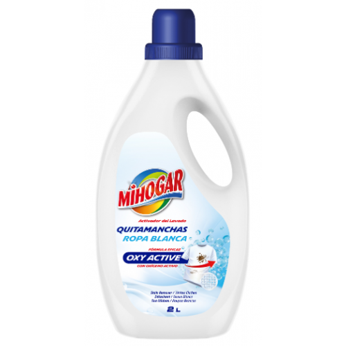 MIHOGAR DETERGENTE TIRA NÓDOAS ROUPA BRANCA 2LT EAN 8411897131067 