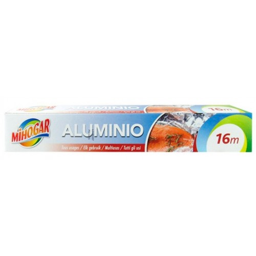 MIHOGAR PAPEL ALUMINIO 16MT EAN 8437001097890 