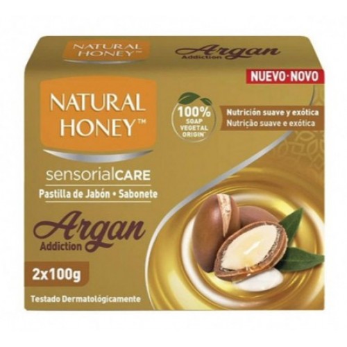 NATURAL HONEY SABONETE ARGAN PACK 2 x100 GR EAN 8008970053455