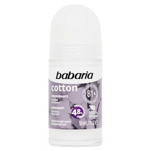 BABARIA DEO ROLL ON COTTON 50 ML EAN 8410412280143