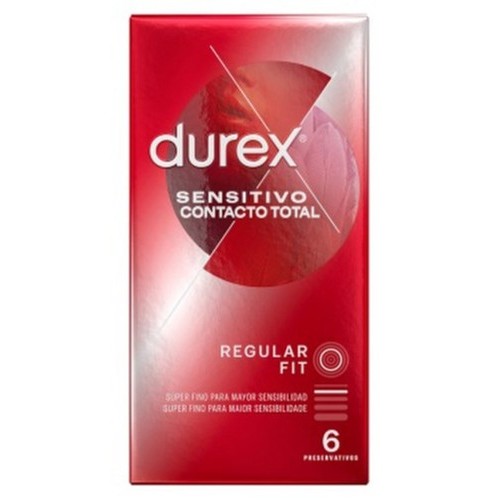DUREX SENSITIVO CONTATO TOTAL PRESERVATIVOS PACK 6 UND EAN 8428076000540