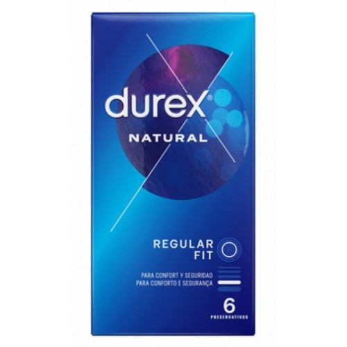 DUREX NATURAL PRESERVATIVOS PACK 6 UND EAN 8428076000618