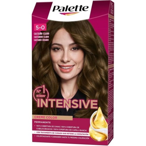 PALETTE COLORAÇÃO CABELO NR. 5-0 CASTANHO CLARO EAN 8410436170536
