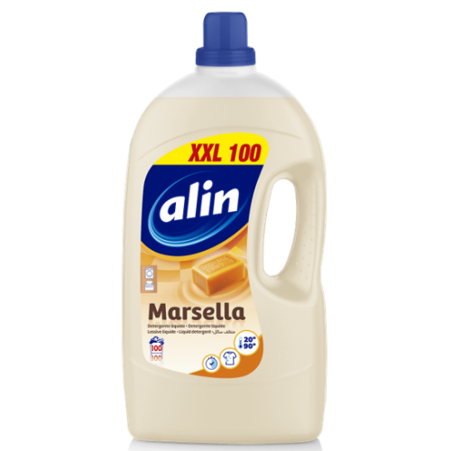 ALIN DETERGENTE ROUPA MARSELHA 100 DOSES 5 LT EAN 8411897131784