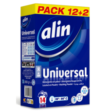 ALIN DETERGENTE ROUPA PÓ MAQUINA UNIVERSAL 14 DOSES EAN 8411897131630