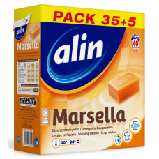 ALIN DETERGENTE ROUPA PÓ MARSELHA 40 DOSES 2,28 KG EAN 8411897131654