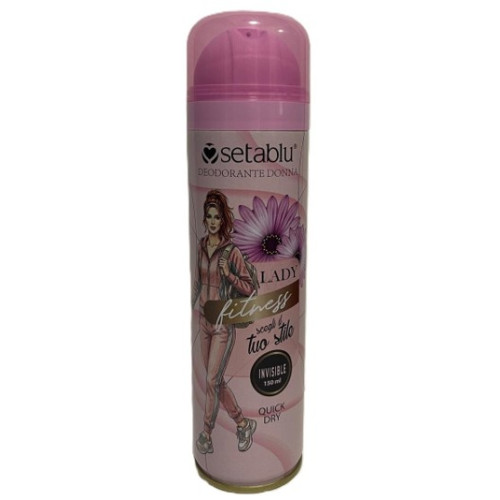 SETABLU DEO BODY SPRAY WOMEN 150 ML LADY FITNESS EAN 8058951023281