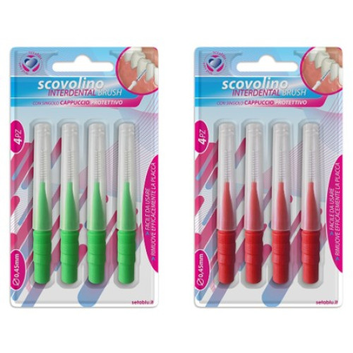 SETABLU ESCOVILHAO INTERDENTAL 0,45 MM PACK 4 EAN 8058951028286