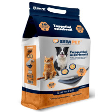 SETAPET TAPETE ABSORVENTE CAO E GATO  60*60 CM PACK 10 EAN 8054794036983
