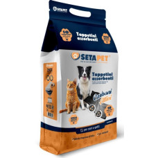 SETAPET TAPETE ABSORVENTE CARVÃO CAO E GATO 60*60 CM PACK 10 EAN 8059174597986 