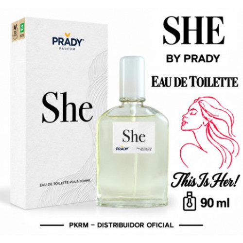 PRADY EDT MULHER SHE 90 ML EAN 8423564148605