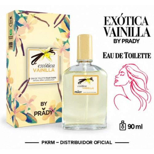 PRADY EDT MULHER EXÓTICA VAINILLA 90 ML EAN 8423564090775
